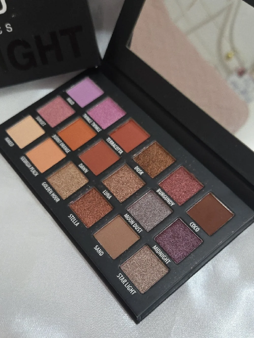 KAB Cosmetics Day + Night Neutral & Warm Eyeshadow Palette